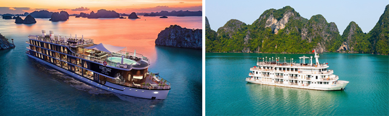 Tour Du Thuyền Hạ Long 2 ngày 1 Đêm Ngủ Tàu 5 Sao 1 dulichhalong2ngay1demngudemtrenthuyen5sao