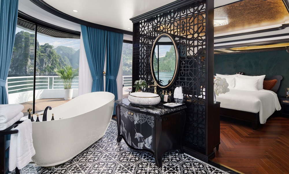 Catherine Cruise 6 Stars Ha Long 2 Days 1 Night 7  Royal Suite 56m2