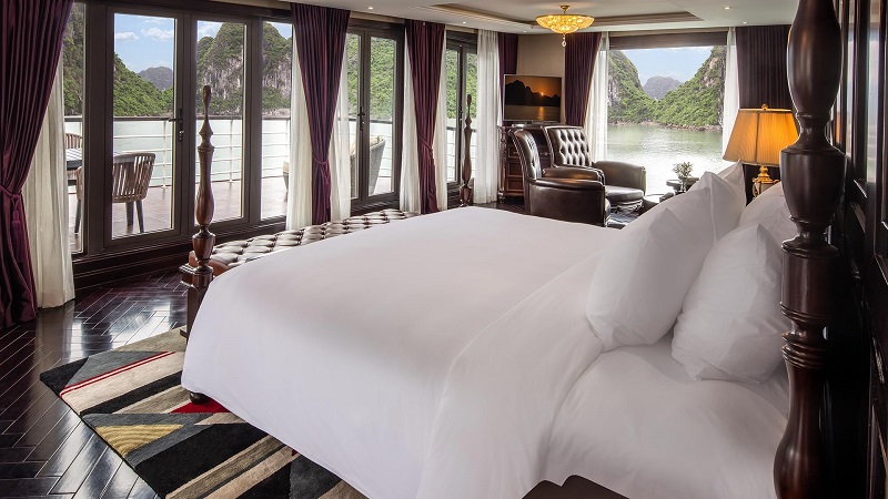 5 star overnight cruise in Ha Long Bay 14 5starovernightcruiseinhalongbay5
