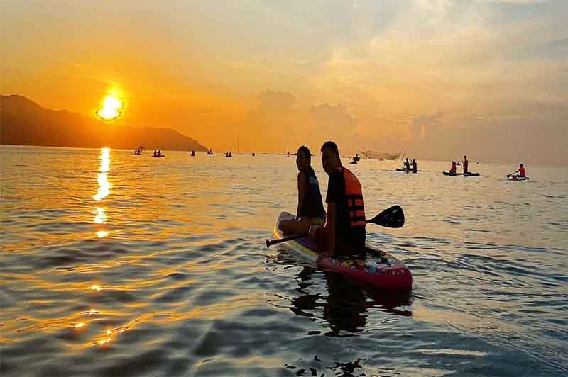 Chèo thuyền Sup biển Mân Thái 29 cheothuyensupbienmanthai