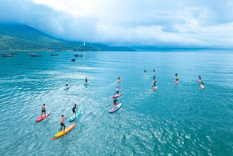 Chèo thuyền Sup biển Mân Thái 8 cheothuyensupbienmanthai2