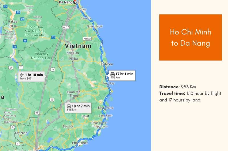 Distance From Ho Chi Minh City To Da Nang 21 Distance From Ho Chi Minh City To Da Nang